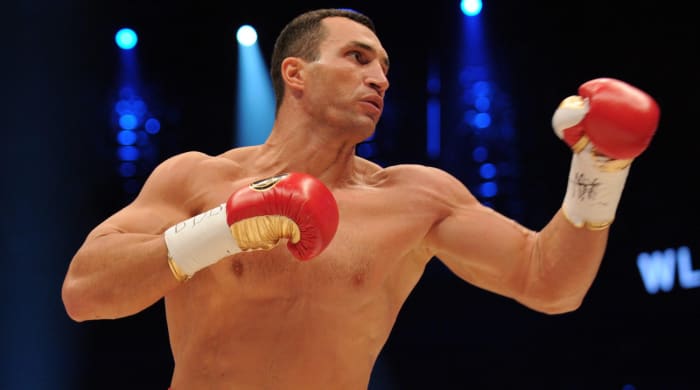 Boxer Wladimir Klitschko during a 2012 bout.